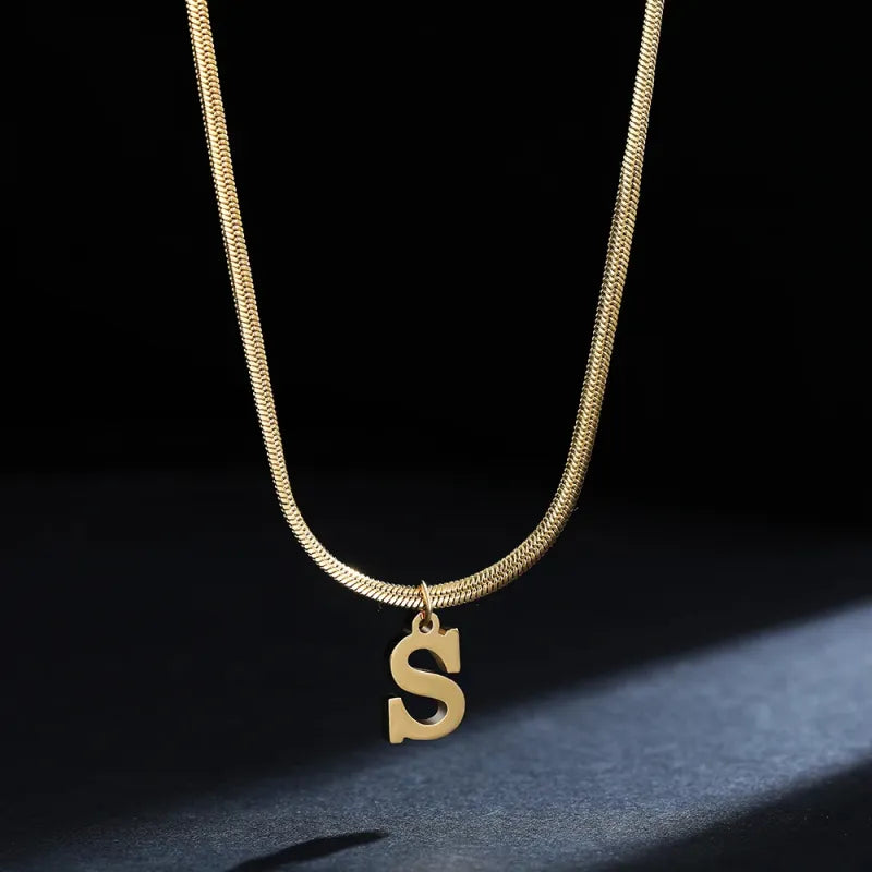 Trendy Ketting met Letter