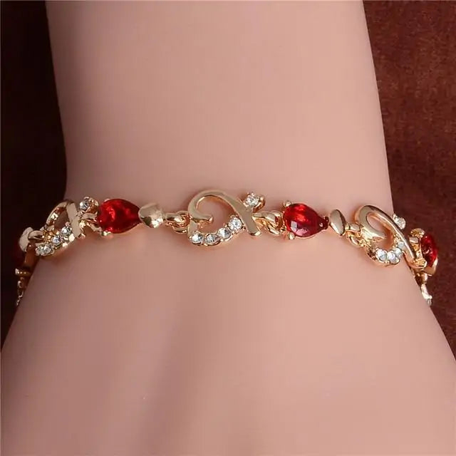 Rode Kristal Armband