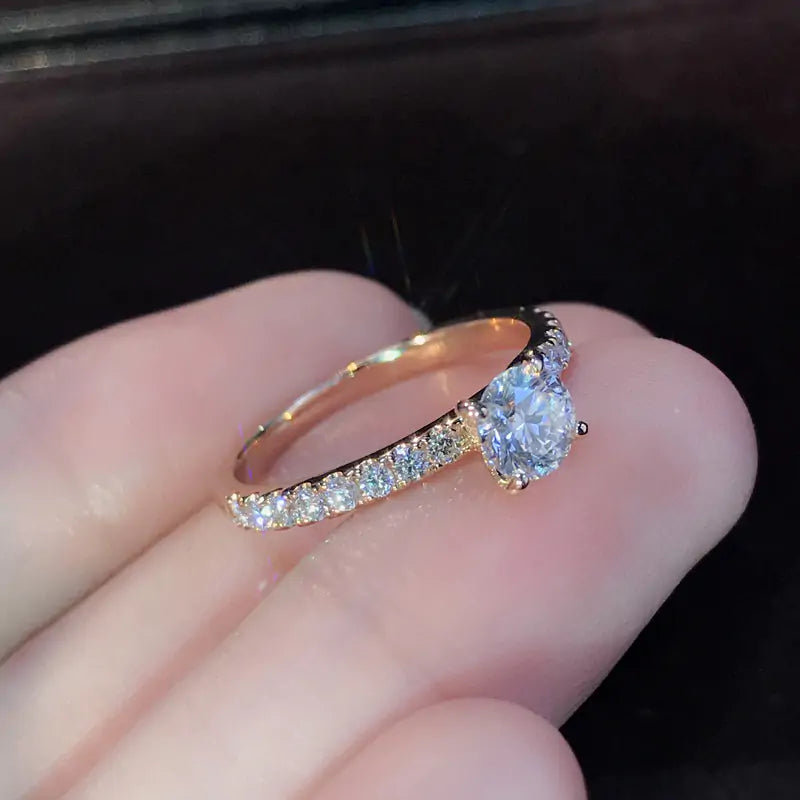 Romantische Kristal Ring