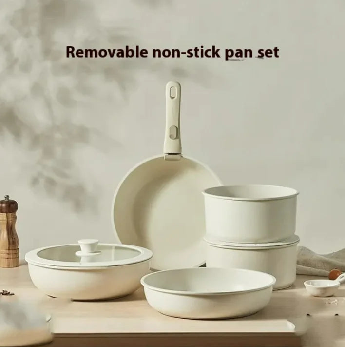 Pannen Set Afneembaar Hendel