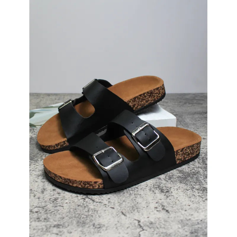 Unisex PU Kurk Strand Slippers