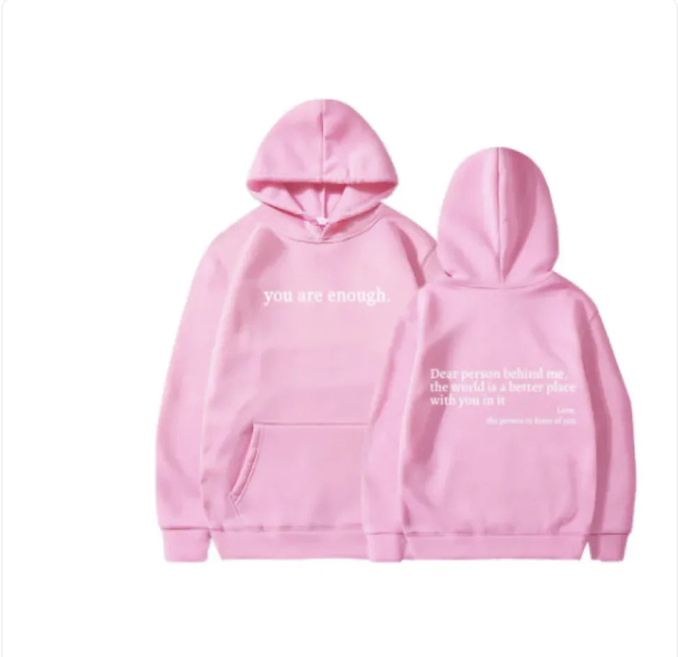 Dear Person Behind Me" Unisex Printed Hoodie