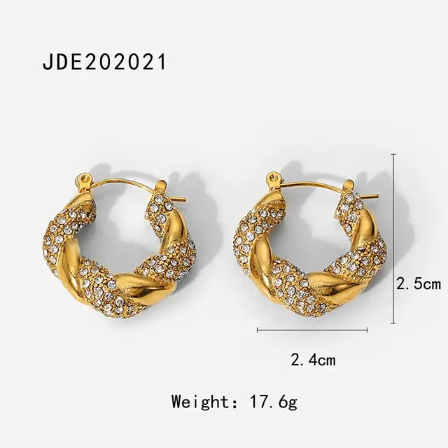18K Gold Plated Oorbellen