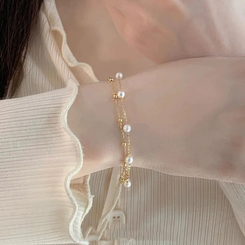 Armband met Pareltjes