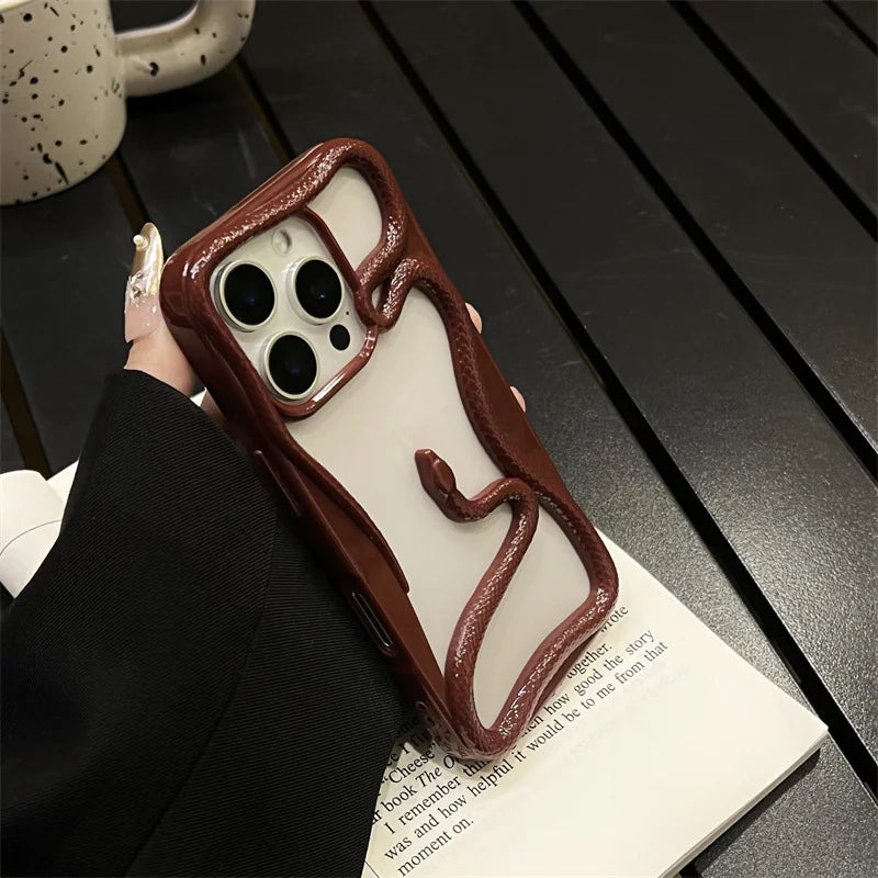 Glossy Snake Telefoonhoes I Phone