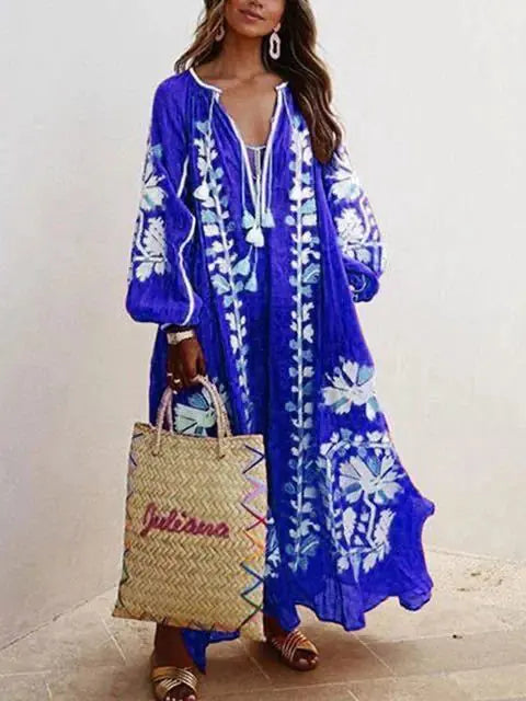 Dames Bloem Print Jurk
