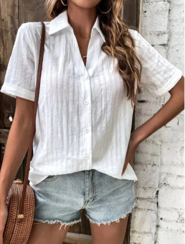 Dames Blouse Korte Mouw