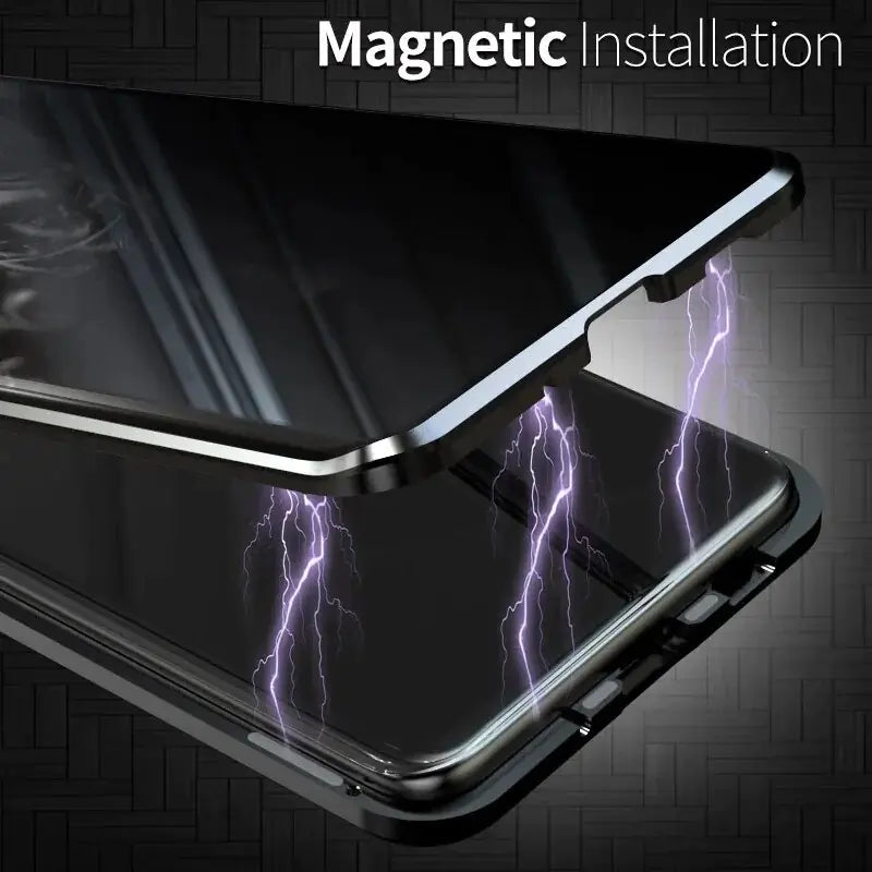 Full Privacy Protectie Magnetische Samsung Telefoonhoes