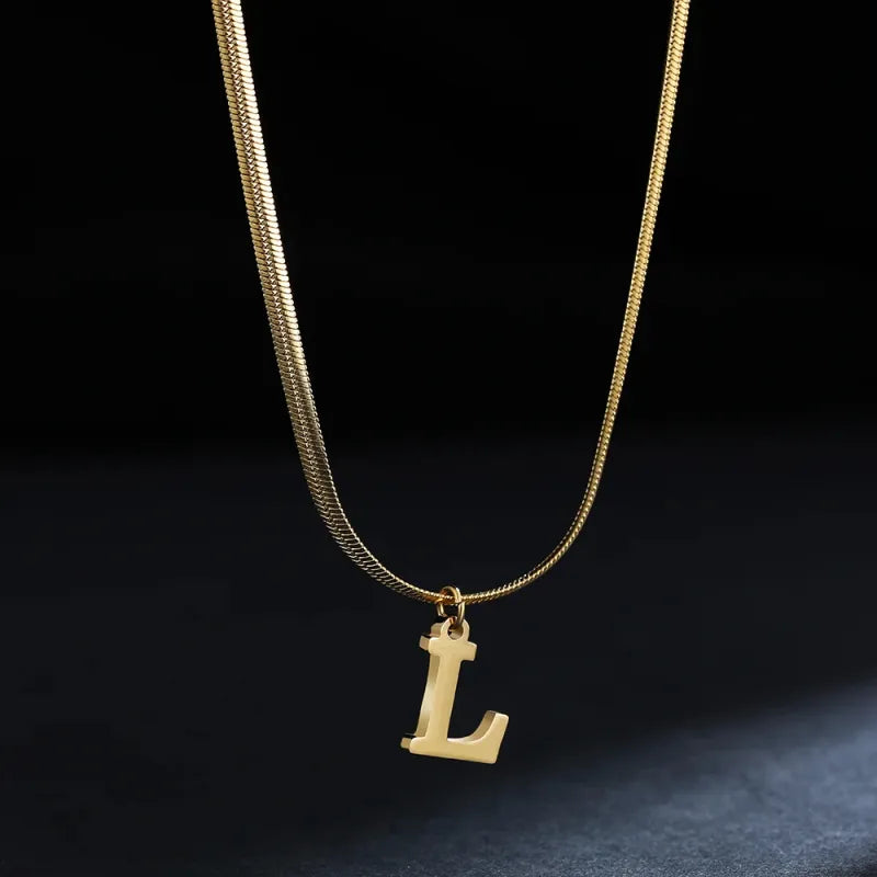 Trendy Ketting met Letter