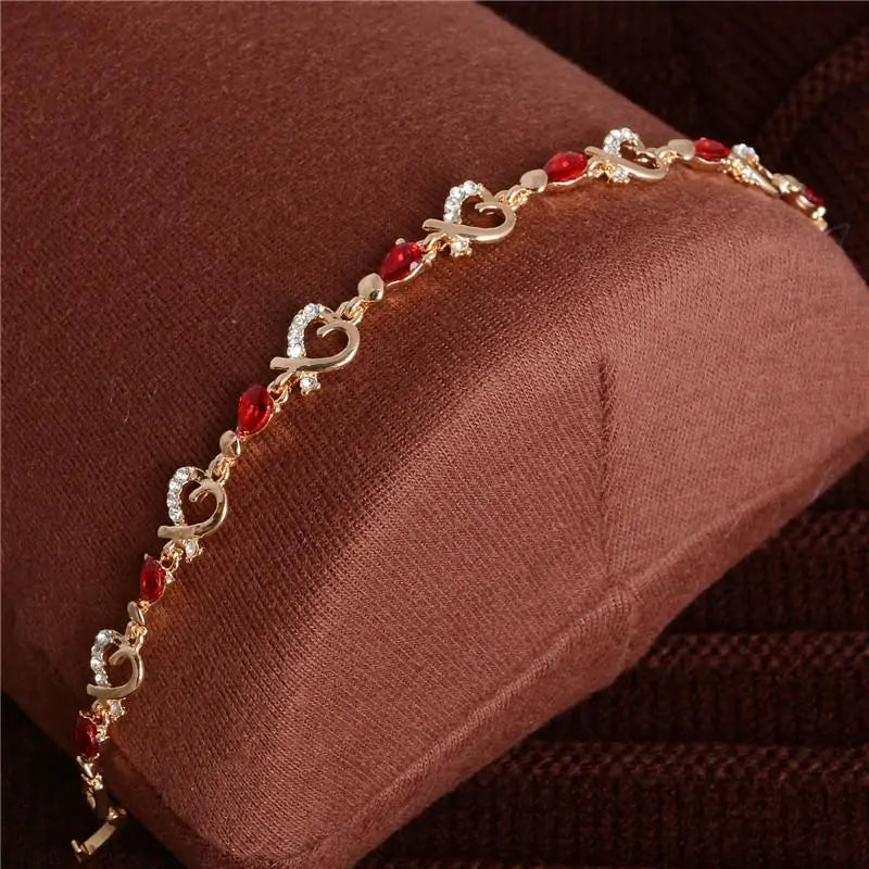 Rode Kristal Armband