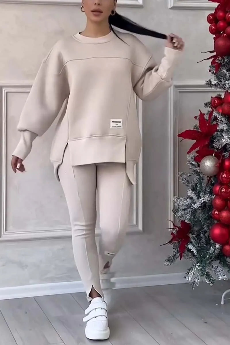 Vrouwen Longsleeve Trui met Legging Set