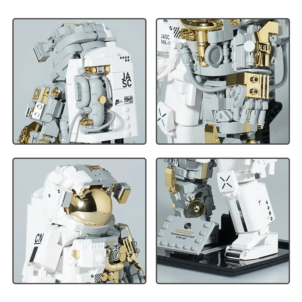Astronaut Bouwstenen Set