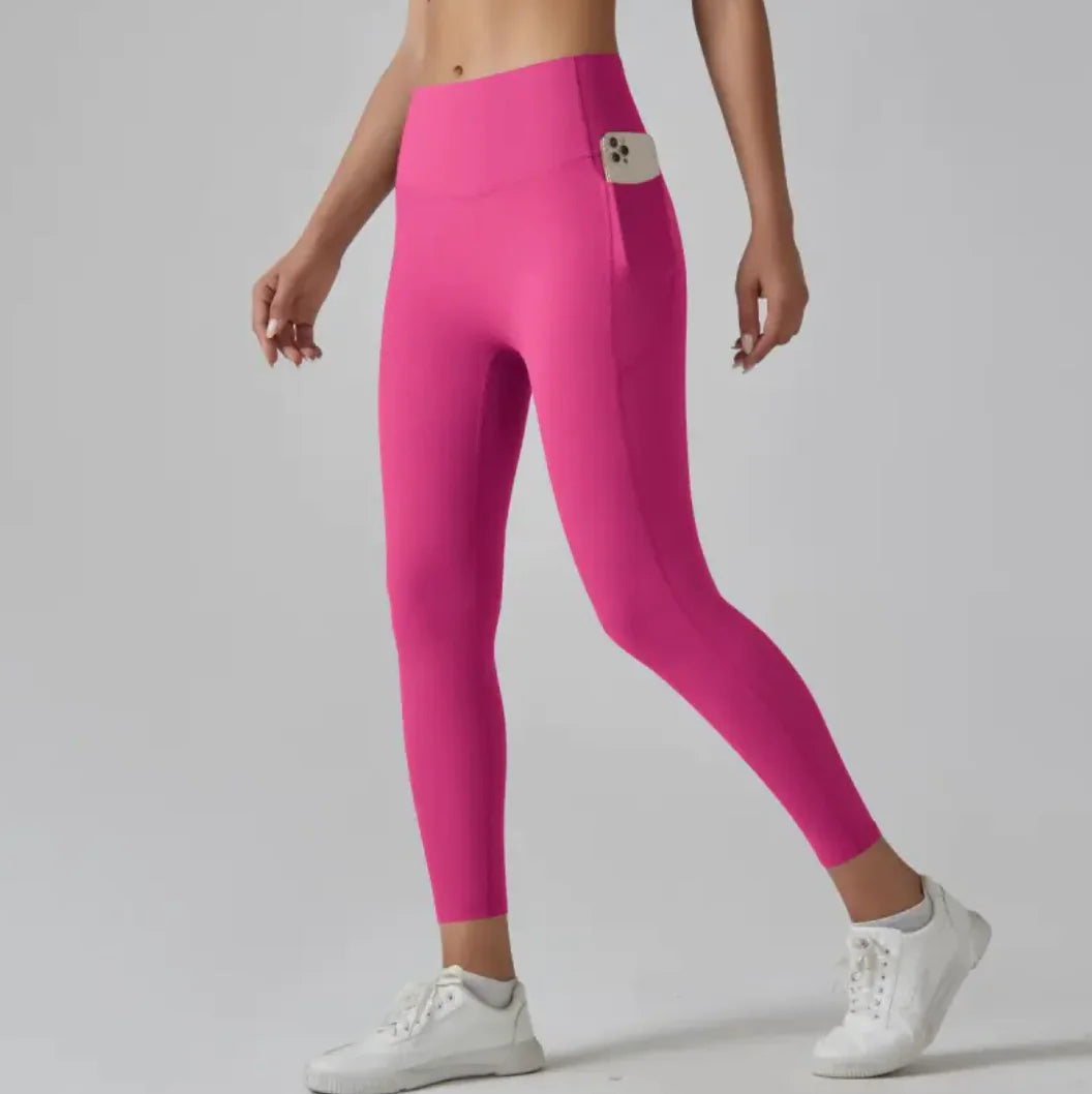 High-Waist Quick-Dry Fitness Broek
