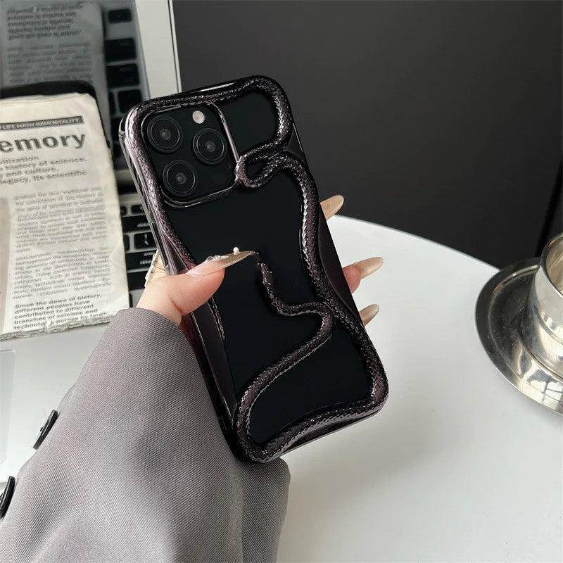 Glossy Snake Telefoonhoes I Phone