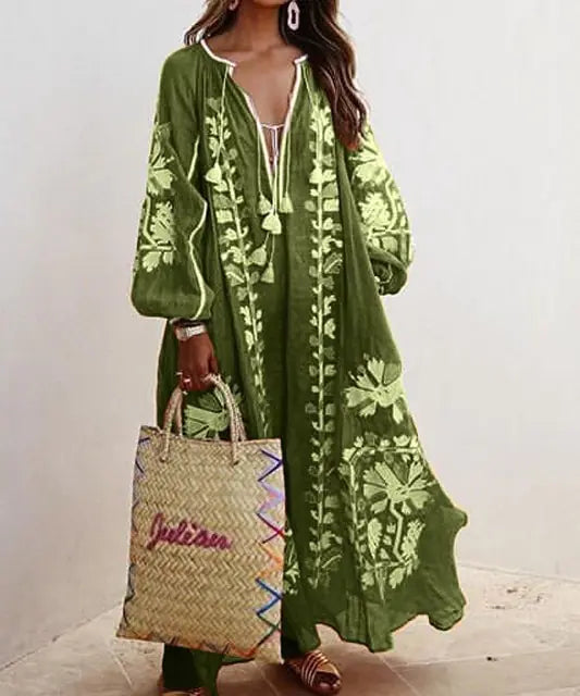 Dames Bloem Print Jurk
