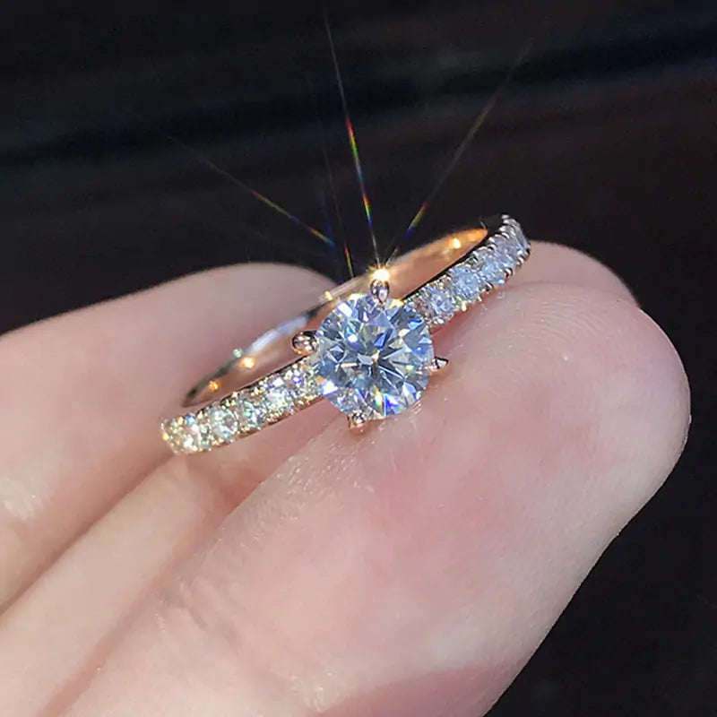 Romantische Kristal Ring
