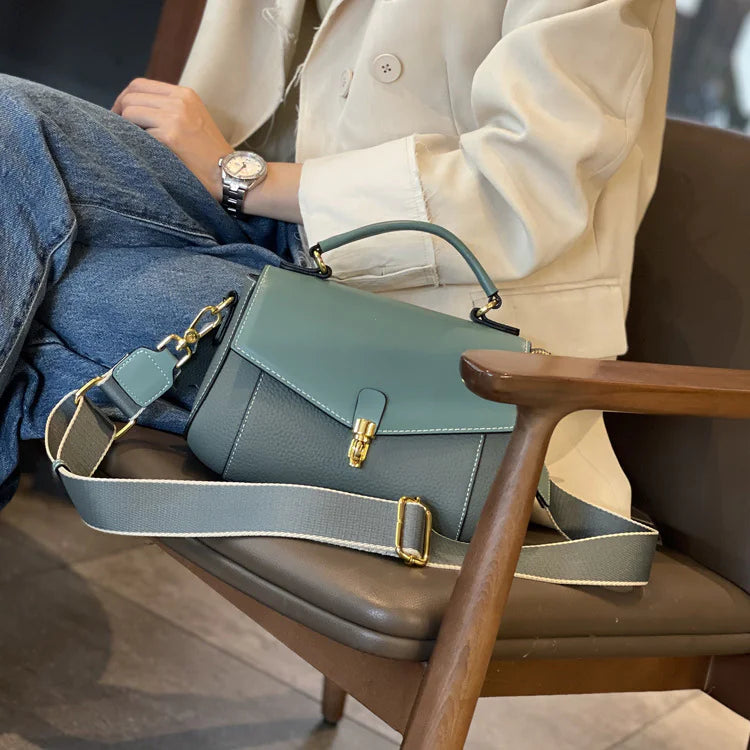 Dames Leder Crossbody Bag