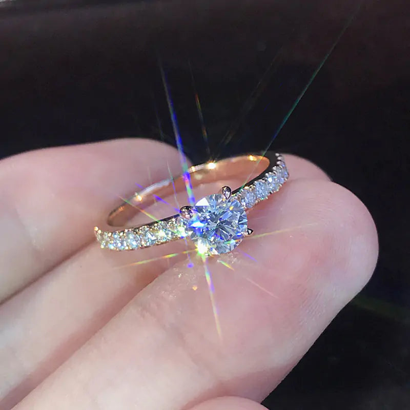 Romantische Kristal Ring