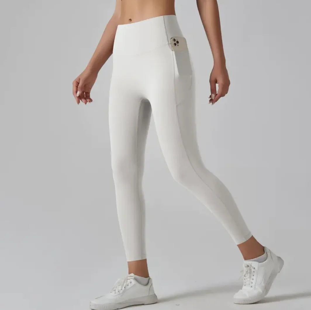 High-Waist Quick-Dry Fitness Broek