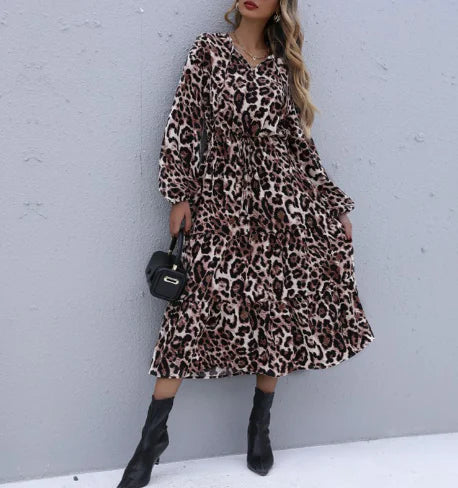 Luipaard Maxi Dames Jurk