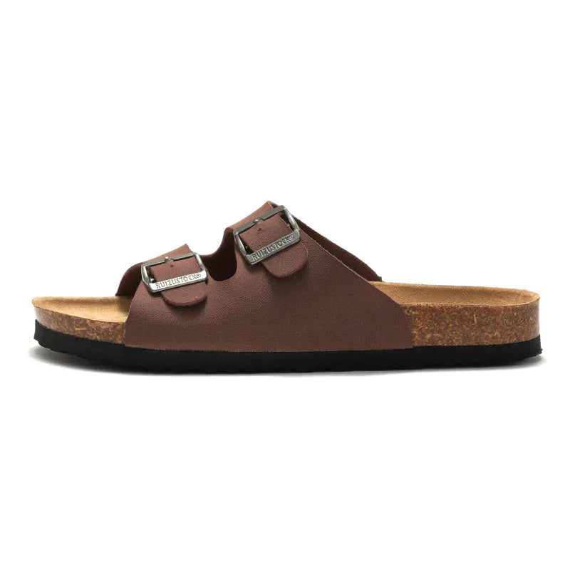Unisex PU Kurk Strand Slippers