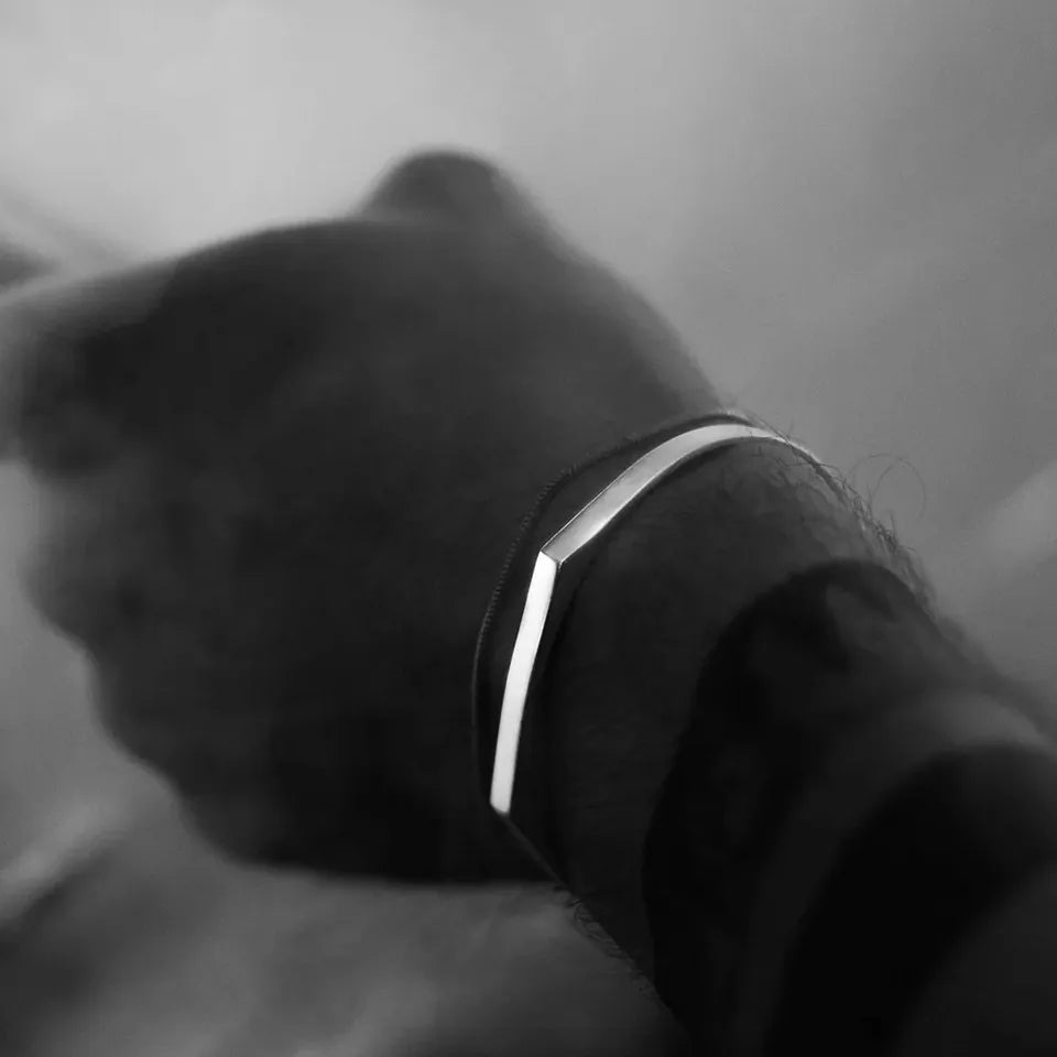 Geometrisch RVS Luxe Heren Armband