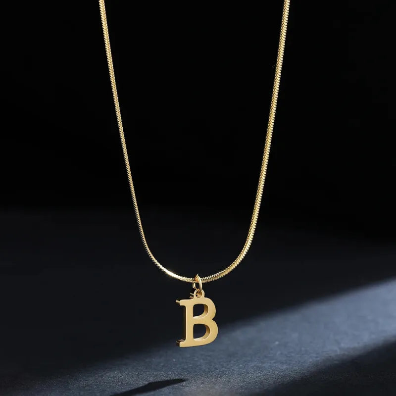 Trendy Ketting met Letter