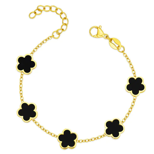 Dames Klaver Bloem Armband