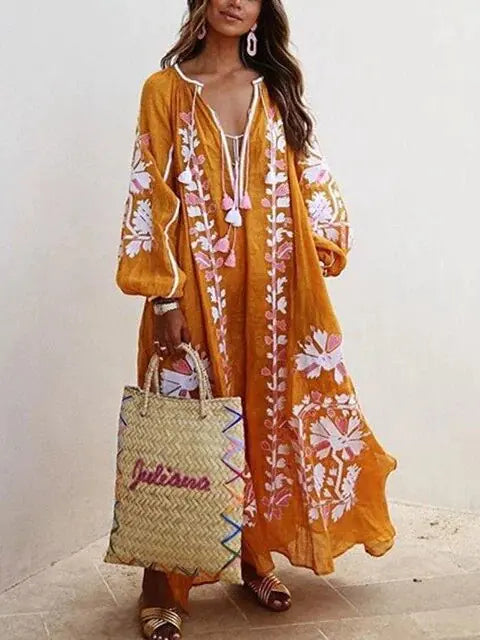 Dames Bloem Print Jurk