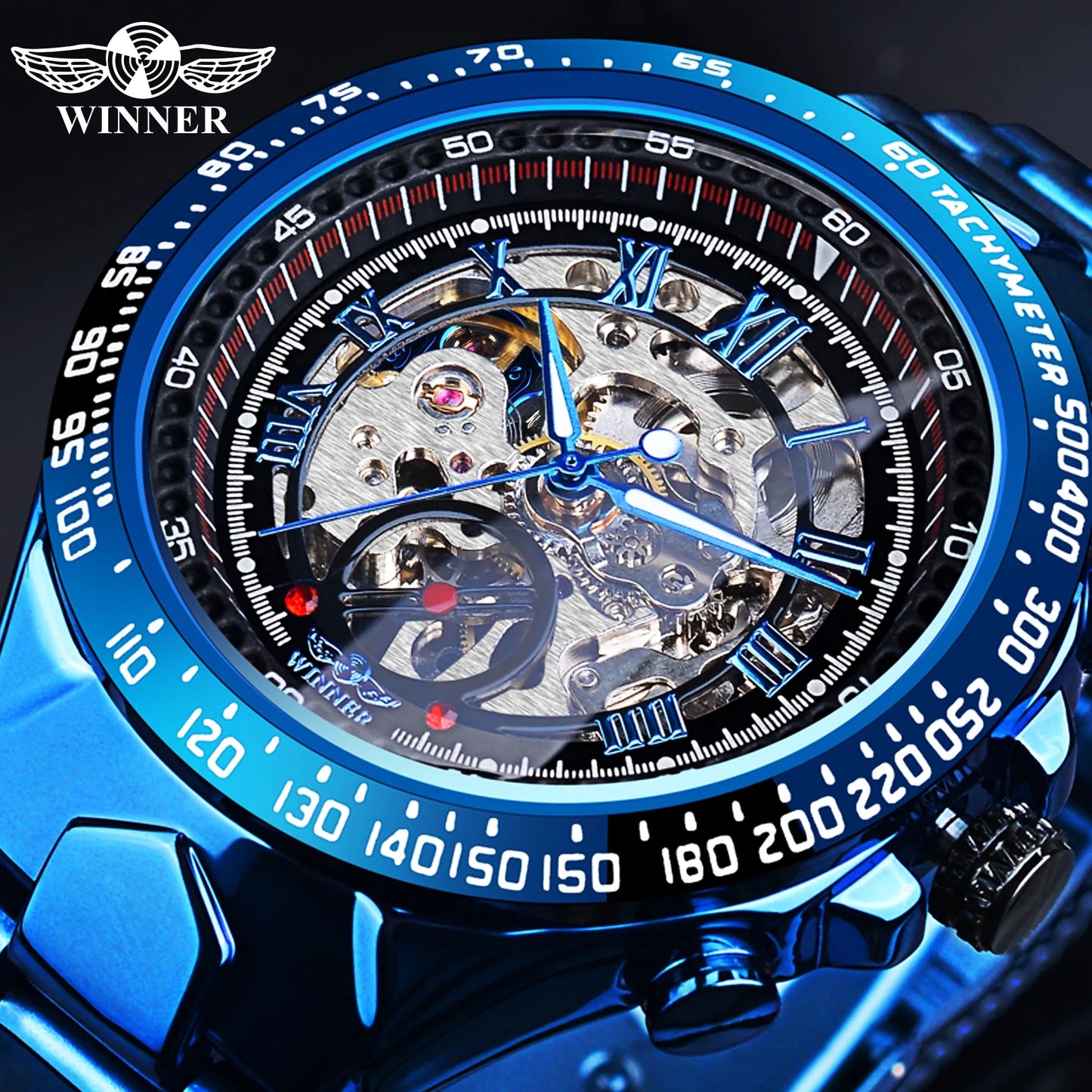 Mechanisch Sport Horloge voor Heren