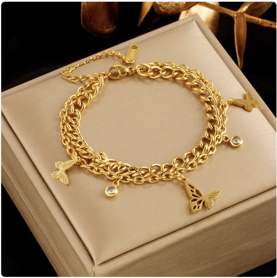 Goldplate Armband