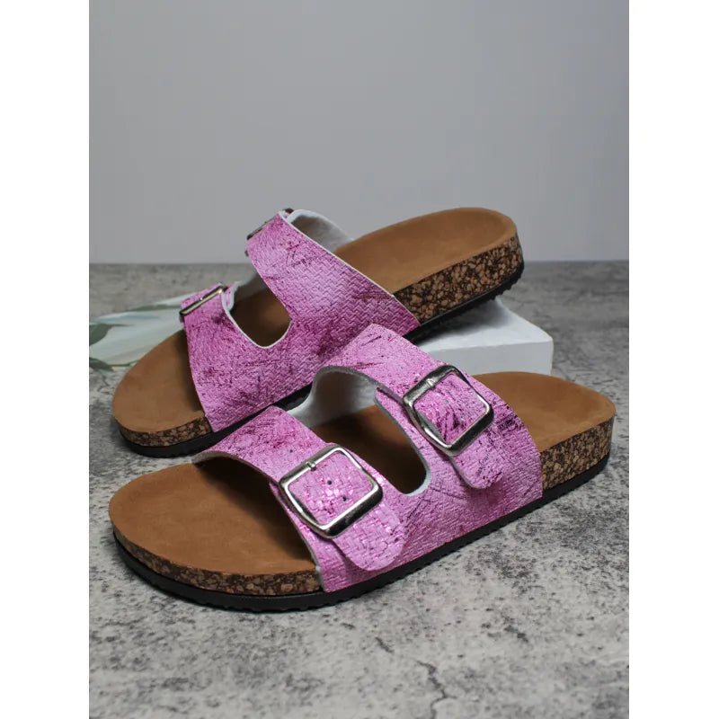 Unisex PU Kurk Strand Slippers