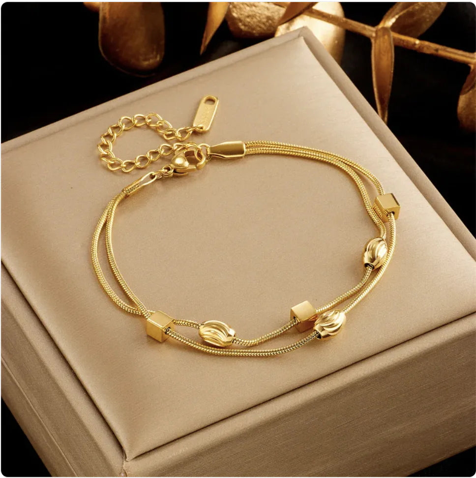 Goldplate Armband