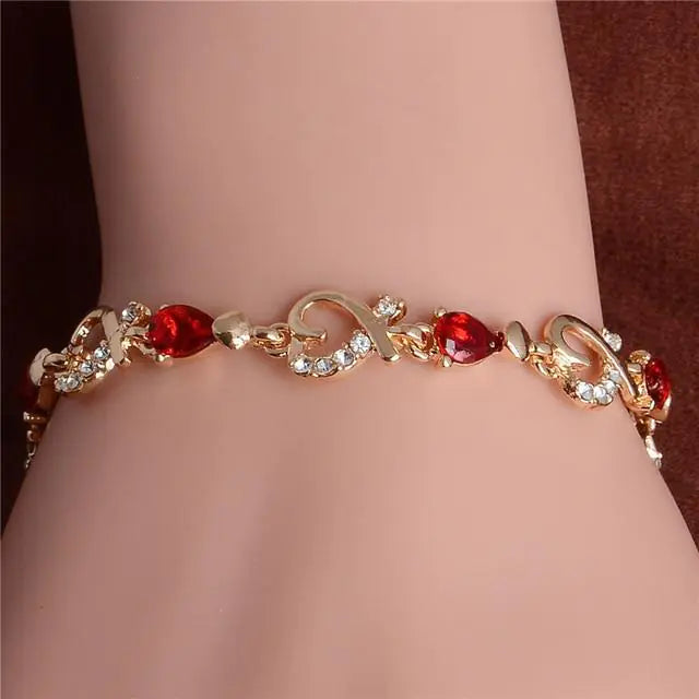 Rode Kristal Armband