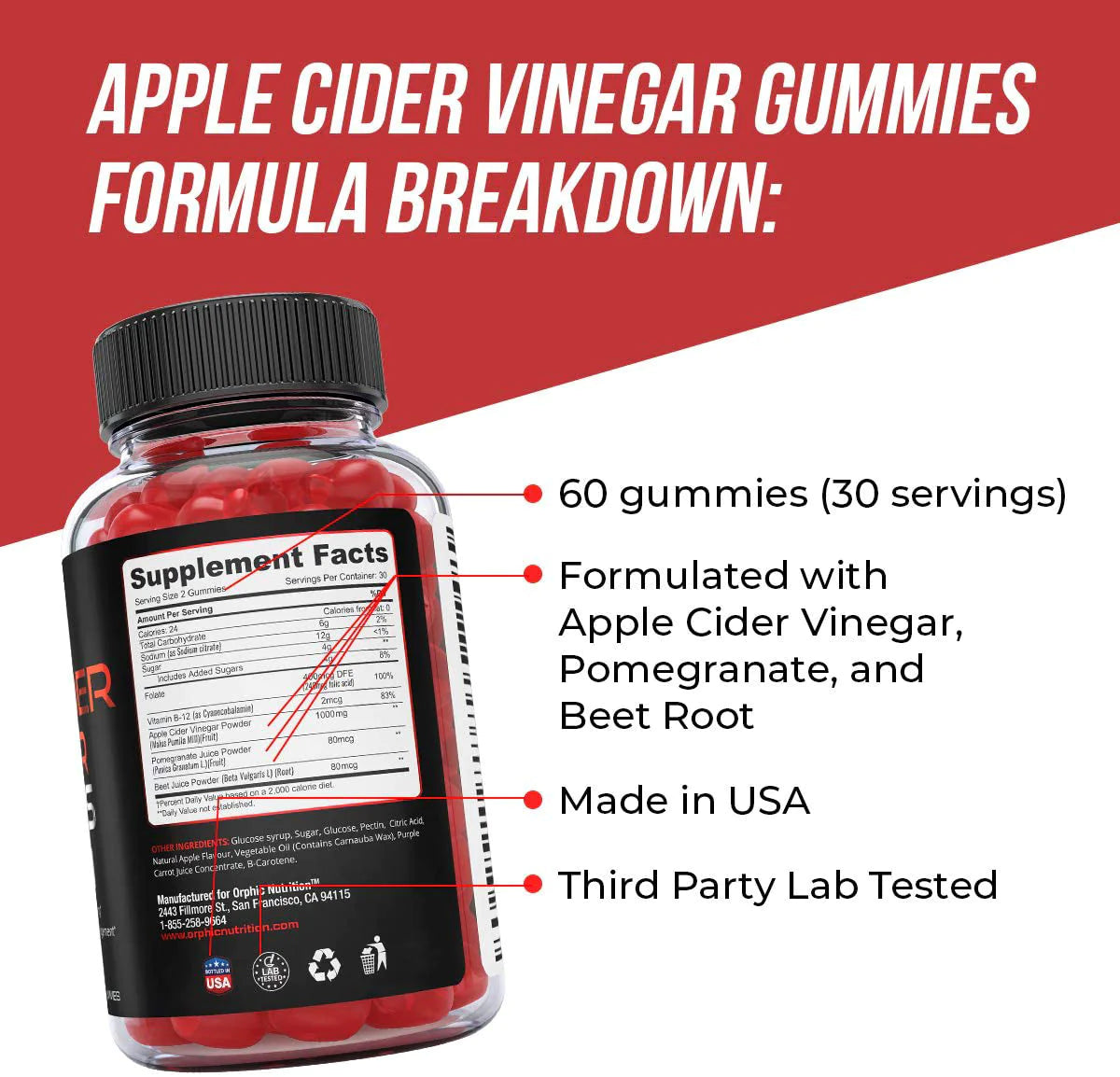 Apple Azijn Gummies