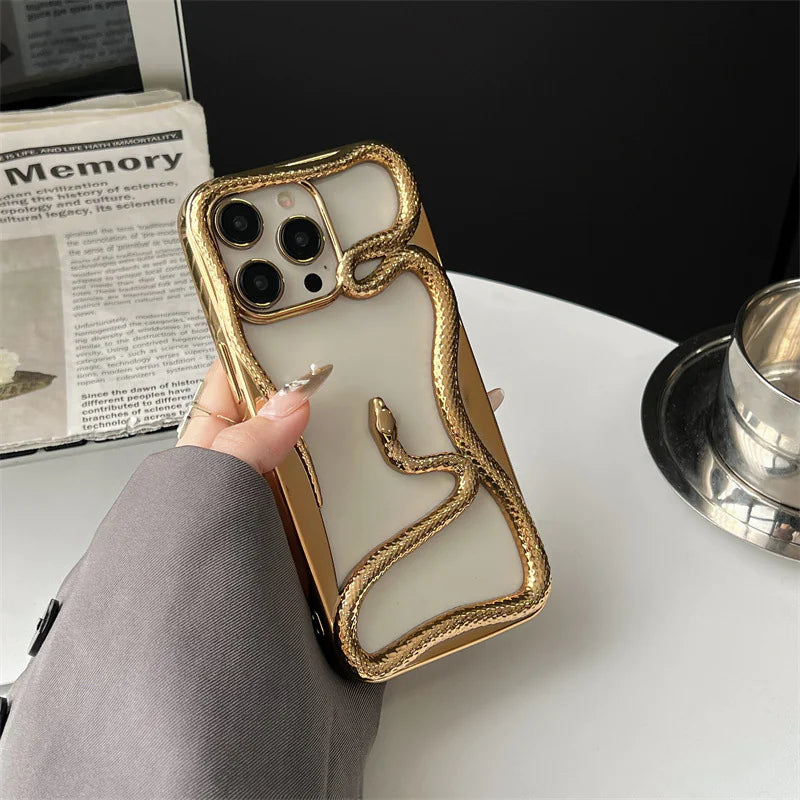 Glossy Snake Telefoonhoes I Phone