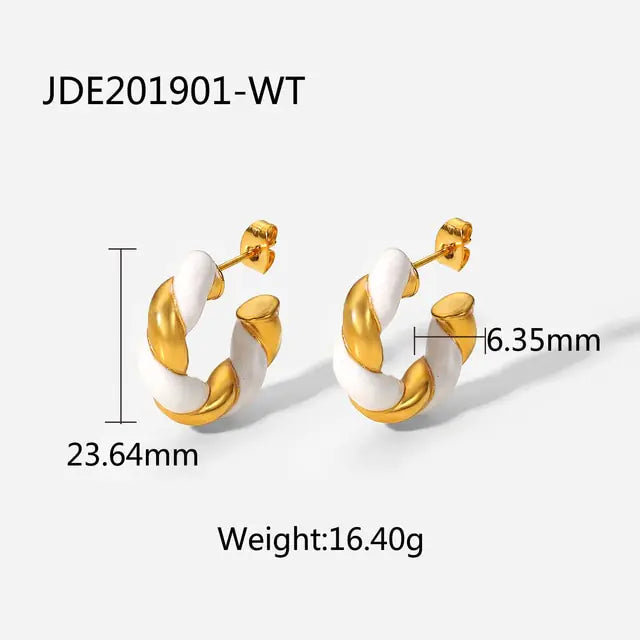 18K Gold Plated Oorbellen