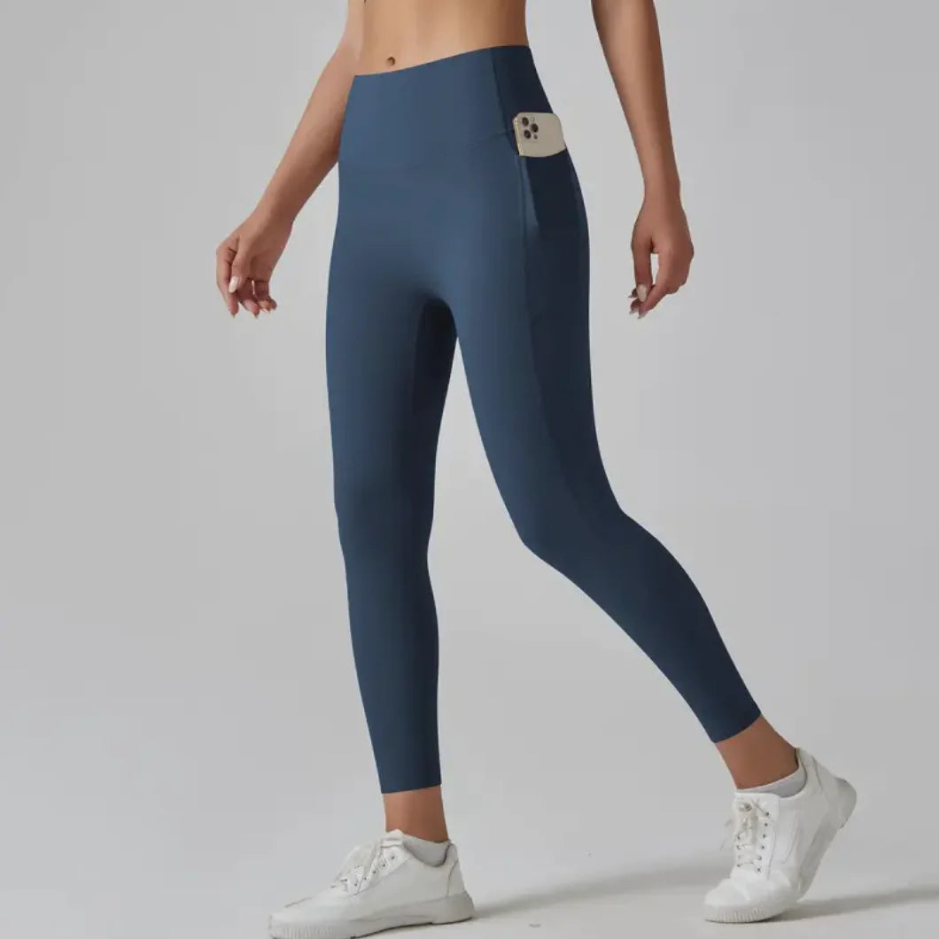 High-Waist Quick-Dry Fitness Broek