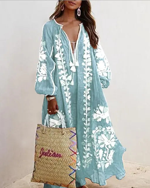 Dames Bloem Print Jurk