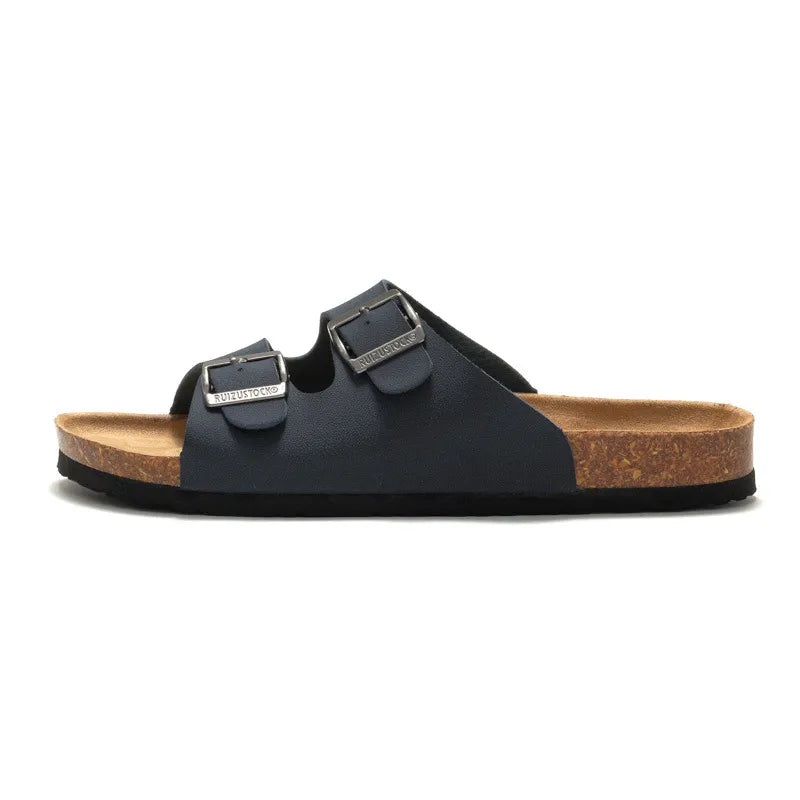Unisex PU Kurk Strand Slippers