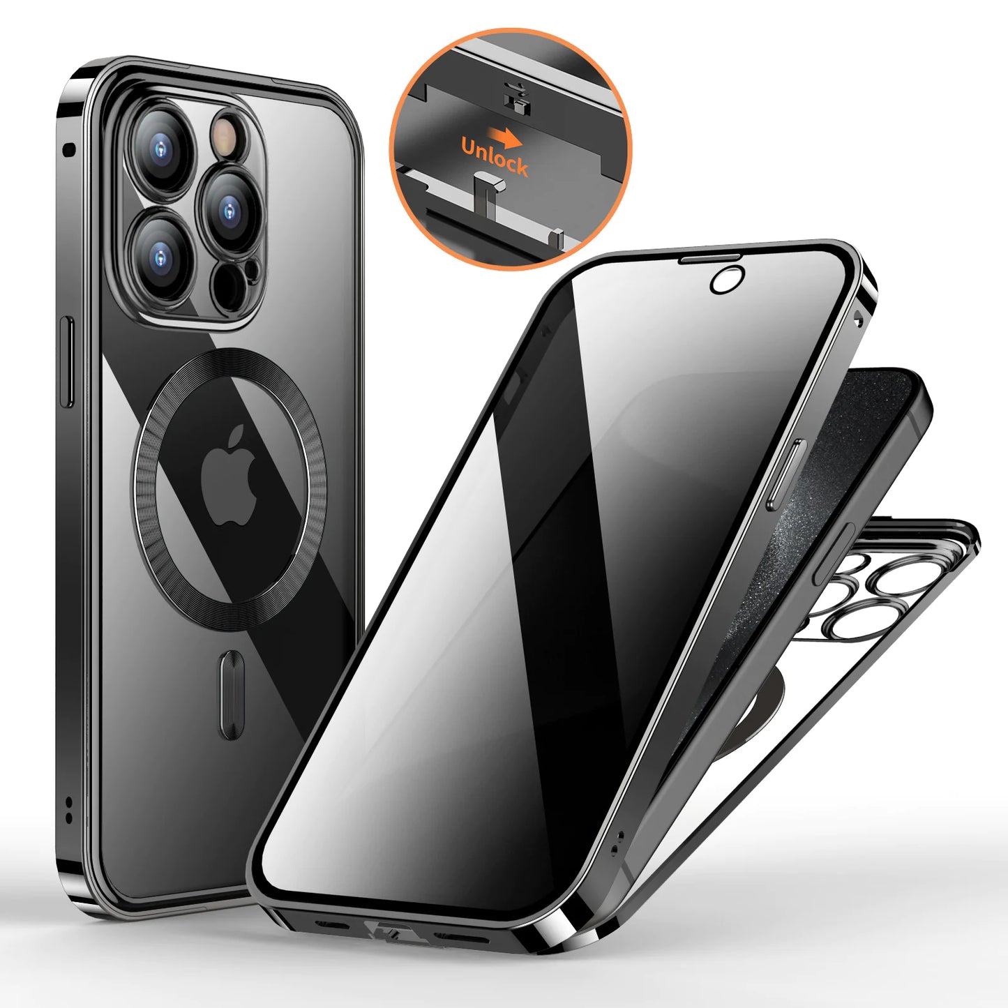 Privacy Pro Magnetisch I Phone Telefoonhoes