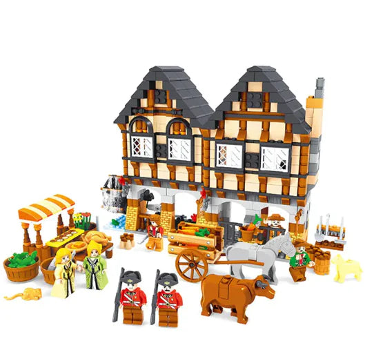 Middeleeuwse Boerderij DIY Bouwblokken