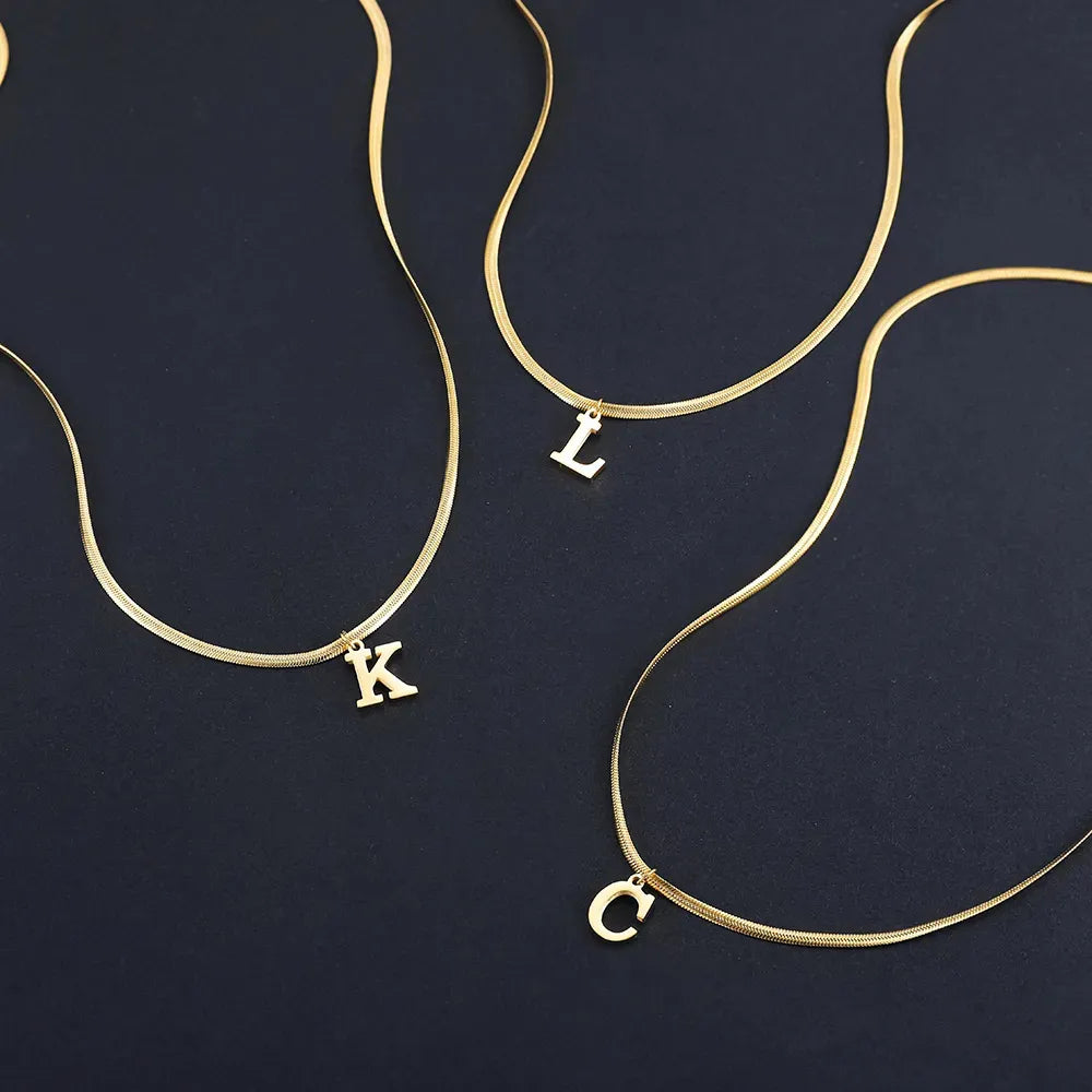 Trendy Ketting met Letter