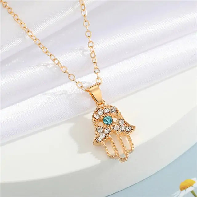 Ketting met Kristal Boze Oog