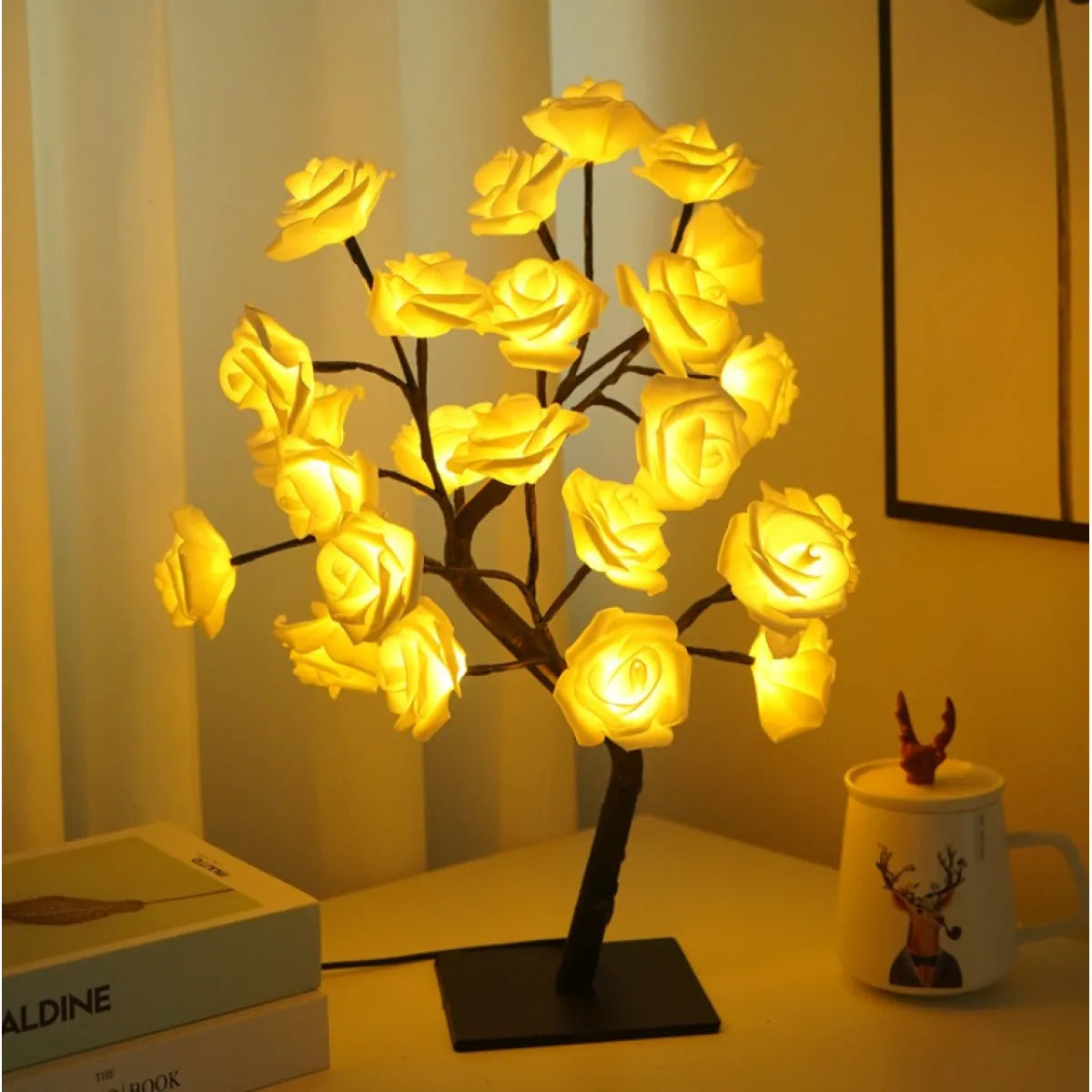 Rozenboom Lamp Decoratie