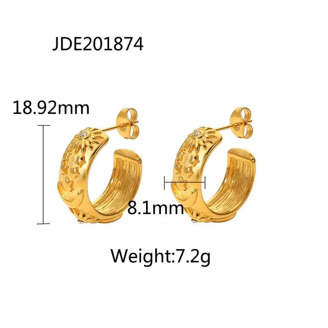 18K Gold Plated Oorbellen