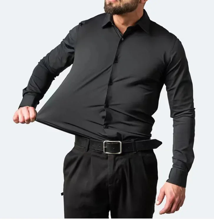 Heren Elastic Fit No-Iron Blouse