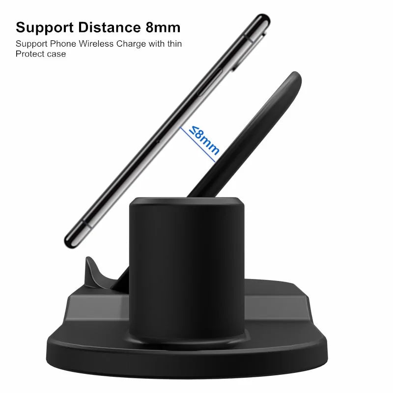 3-In-1 Draadloos Charger Dock Station
