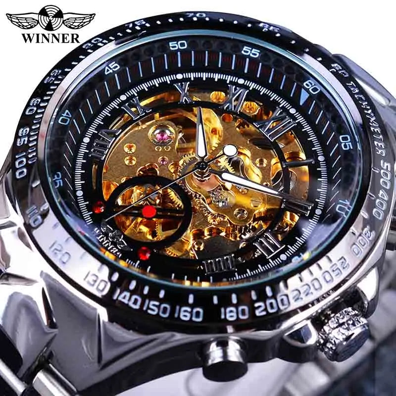 Mechanisch Sport Horloge voor Heren