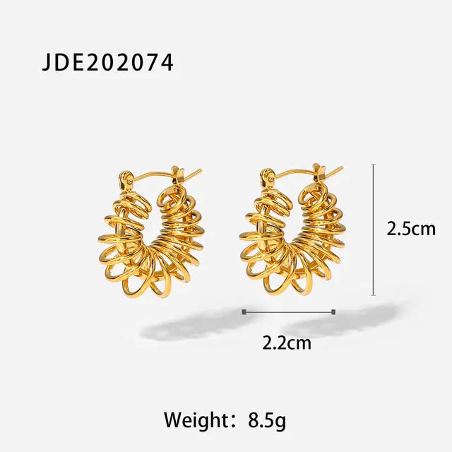 18K Gold Plated Oorbellen
